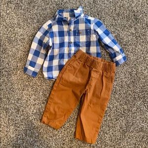 Baby Boy Button-Down Set